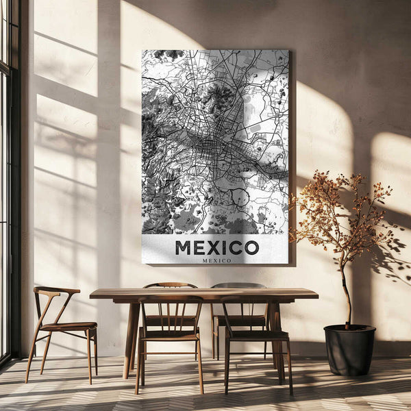 Tablou canvas „Mexico City White” de StudioSix