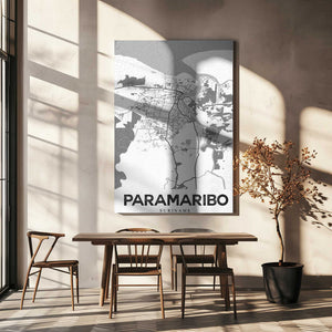 Tablou canvas „Paramaribo White” de StudioSix