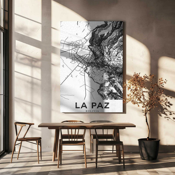 Tablou canvas „La Paz White” de StudioSix