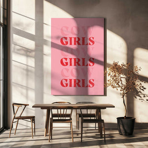 Tablou canvas „Cow Girls Girls Girls” de Anyone Can Yeehaw