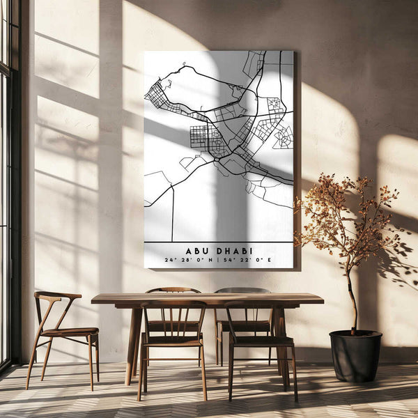 Tablou canvas „Black Maps 01” de Emiliano Deificus