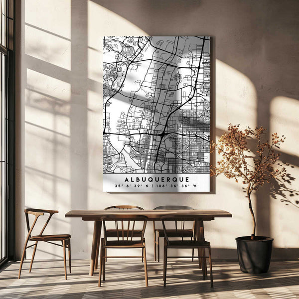 Tablou canvas „Black Maps 02” de Emiliano Deificus