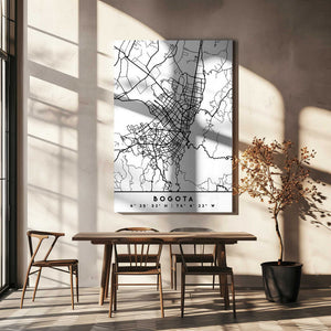 Tablou canvas „Black Maps 15” de Emiliano Deificus