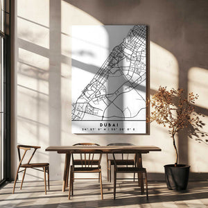 Tablou canvas „Black Maps 27” de Emiliano Deificus