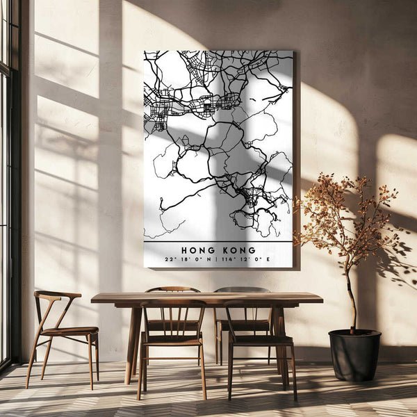 Tablou canvas „Black Maps 32” de Emiliano Deificus