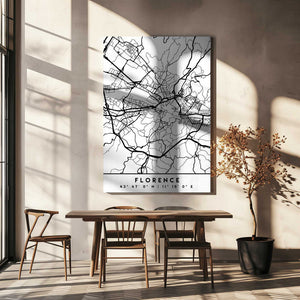 Tablou canvas „Black Maps 30” de Emiliano Deificus