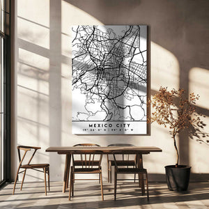 Tablou canvas „Black Maps 52” de Emiliano Deificus
