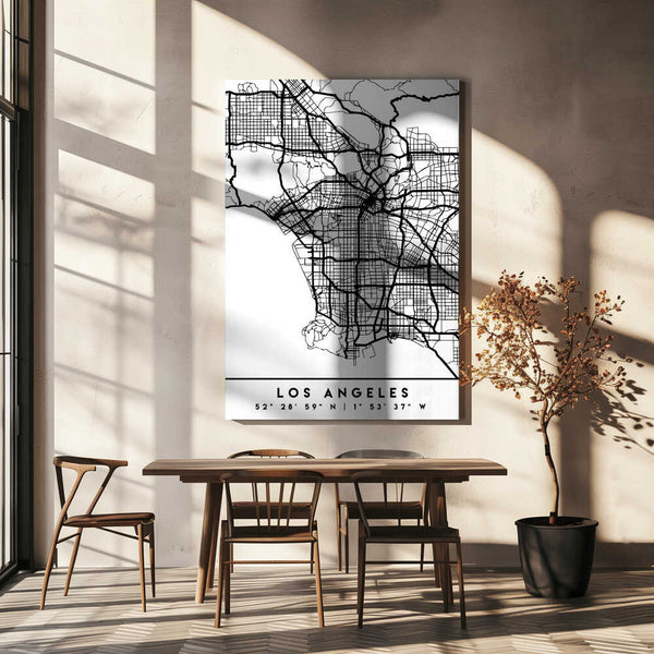 Tablou canvas „Black Maps 42” de Emiliano Deificus