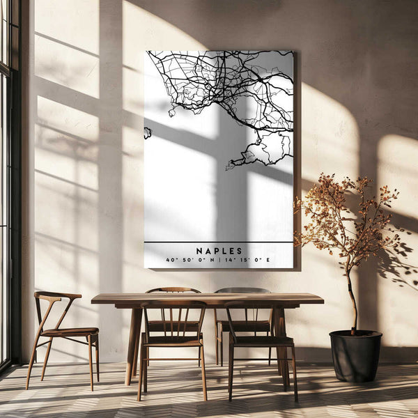 Tablou canvas „Black Maps 58” de Emiliano Deificus