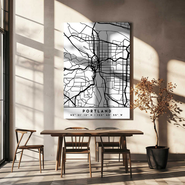 Tablou canvas „Black Maps 68” de Emiliano Deificus