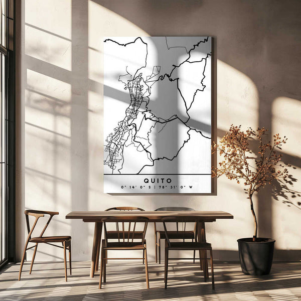 Tablou canvas „Black Maps 70” de Emiliano Deificus