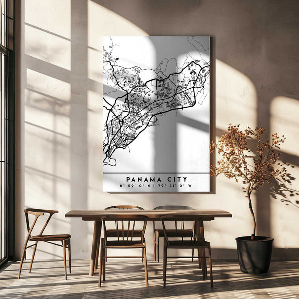 Tablou canvas „Black Maps 63” de Emiliano Deificus