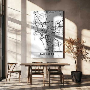 Tablou canvas „Black Maps 74” de Emiliano Deificus