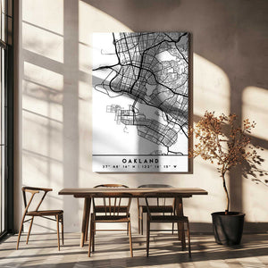 Tablou canvas „Black Maps 62” de Emiliano Deificus