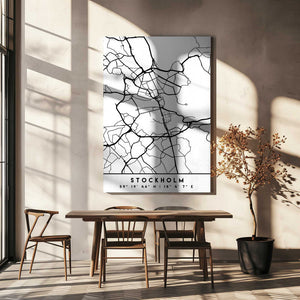 Tablou canvas „Black Maps 83” de Emiliano Deificus