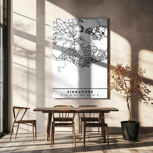 Tablou canvas „Black Maps 81” de Emiliano Deificus