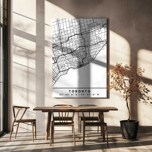 Tablou canvas „Black Maps 89” de Emiliano Deificus