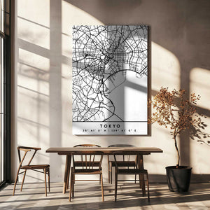 Tablou canvas „Black Maps 88” de Emiliano Deificus