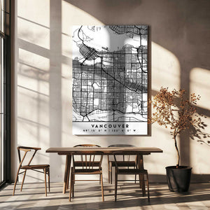 Tablou canvas „Black Maps 90” de Emiliano Deificus