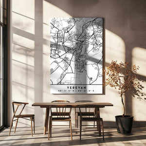 Tablou canvas „Black Maps 94” de Emiliano Deificus