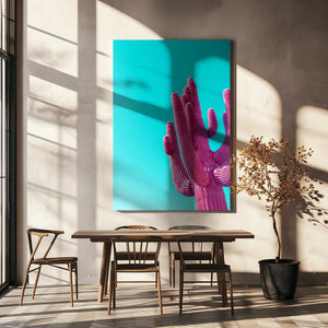 Tablou canvas „Magenta Pink Saguaro” de Tom Windeknecht