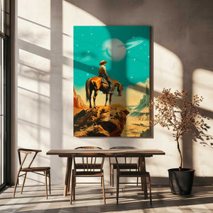 Tablou canvas „A Western Astronaut” de Taudalpoi