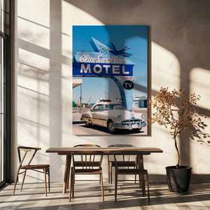 Tablou canvas „Blue Swallow Motel” de Bethany Young