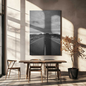 Tablou canvas „Monochrome Monument Valley II” de Bethany Young