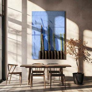 Tablou canvas „Tall Cacti | Oaxaca Mexico travel photography” de Raisa Zwart