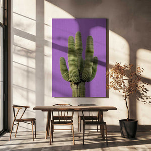 Tablou canvas „Purple Cactus” de Lila &amp; Lola