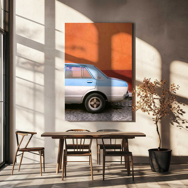Tablou canvas „Retro Car | San Miguel de Allende Mexico” de Raisa Zwart