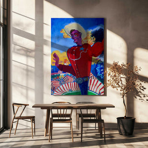 Tablou canvas „Big Tex Aflame” de Steve Spencer