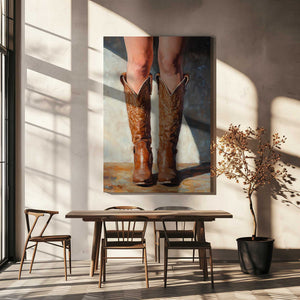 Tablou canvas „Cowboy boots” de Pictufy Studio
