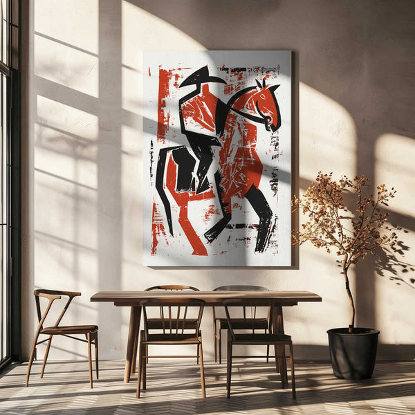 Tablou canvas „Abstract Horse Rider” de Andreas Magnusson