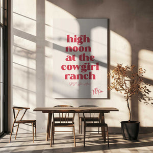 Tablou canvas „Cowgirl” de Oju Design