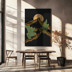 Tablou canvas „Rocky Mountain and Cactus” de Nikita Jariwala