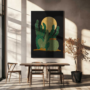 Tablou canvas „Modern Americana and Cactus” de Nikita Jariwala
