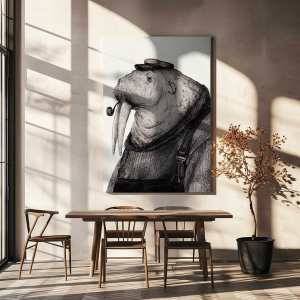 Tablou canvas „Sea Captain's Wisdom” de Mike Koubou