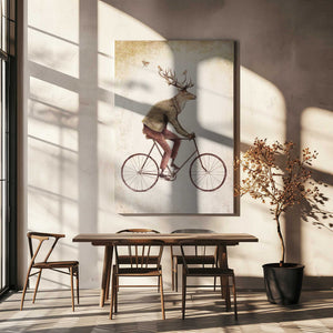 Tablou canvas „Even a Gentleman rides” de Mike Koubou