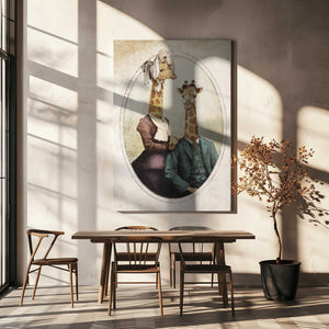 Tablou canvas „High Class Couple” de Mike Koubou