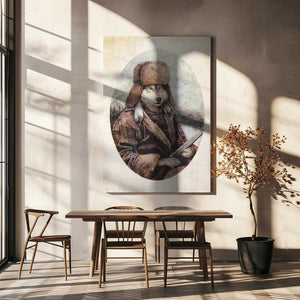 Tablou canvas „The Huntsman Wolf” de Mike Koubou