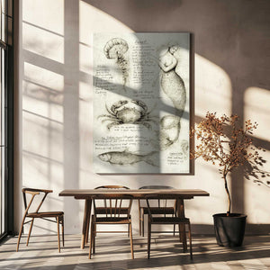 Tablou canvas „Mythical And Marine Creatures” de Mike Koubou