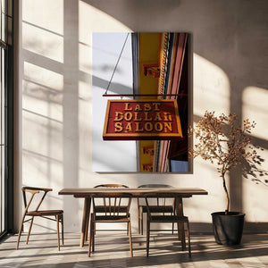 Tablou canvas „Last Dollar Saloon” de Del Mundo Imagery