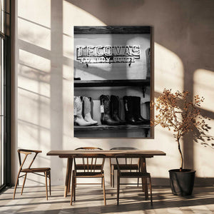 Tablou canvas „Tecovas Cowboy Boots” de Del Mundo Imagery
