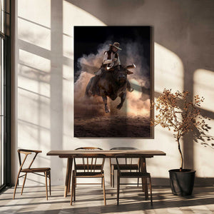 Tablou canvas „BullRide” de Marcel Egger
