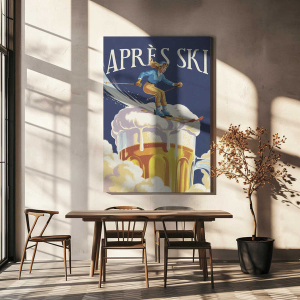 Tablou canvas „Apres Ski Vintage” de Andreas Magnusson