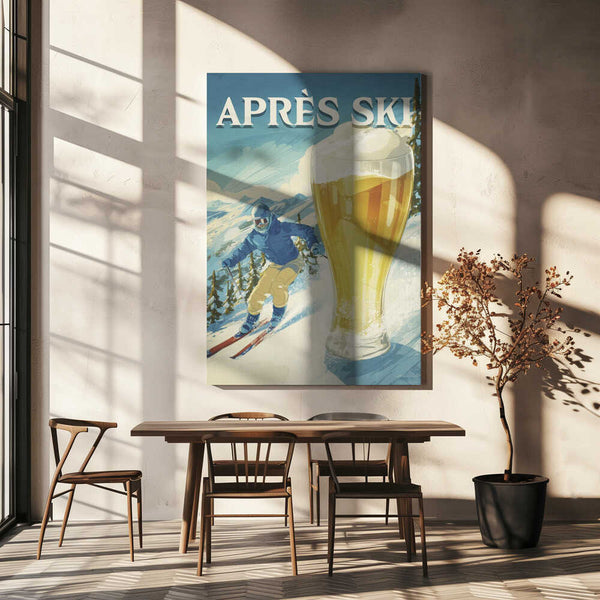 Tablou canvas „Apres Ski Retro” de Andreas Magnusson
