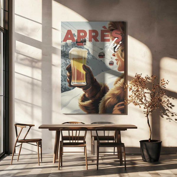 Tablou canvas „Apres Ski Alpine” de Andreas Magnusson