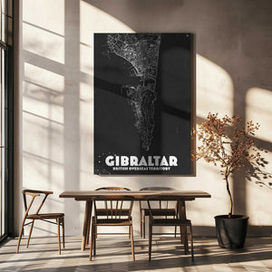 Tablou canvas „Gibraltar British Overseas Territory” de Nicholas