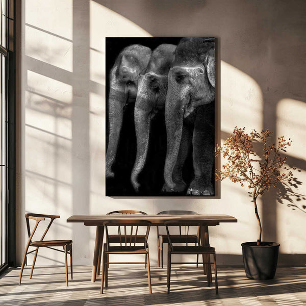 Tablou canvas „Nature\'s great masterpiece, an elephant; the only harmless great thing ...” de Yvette Depaepe